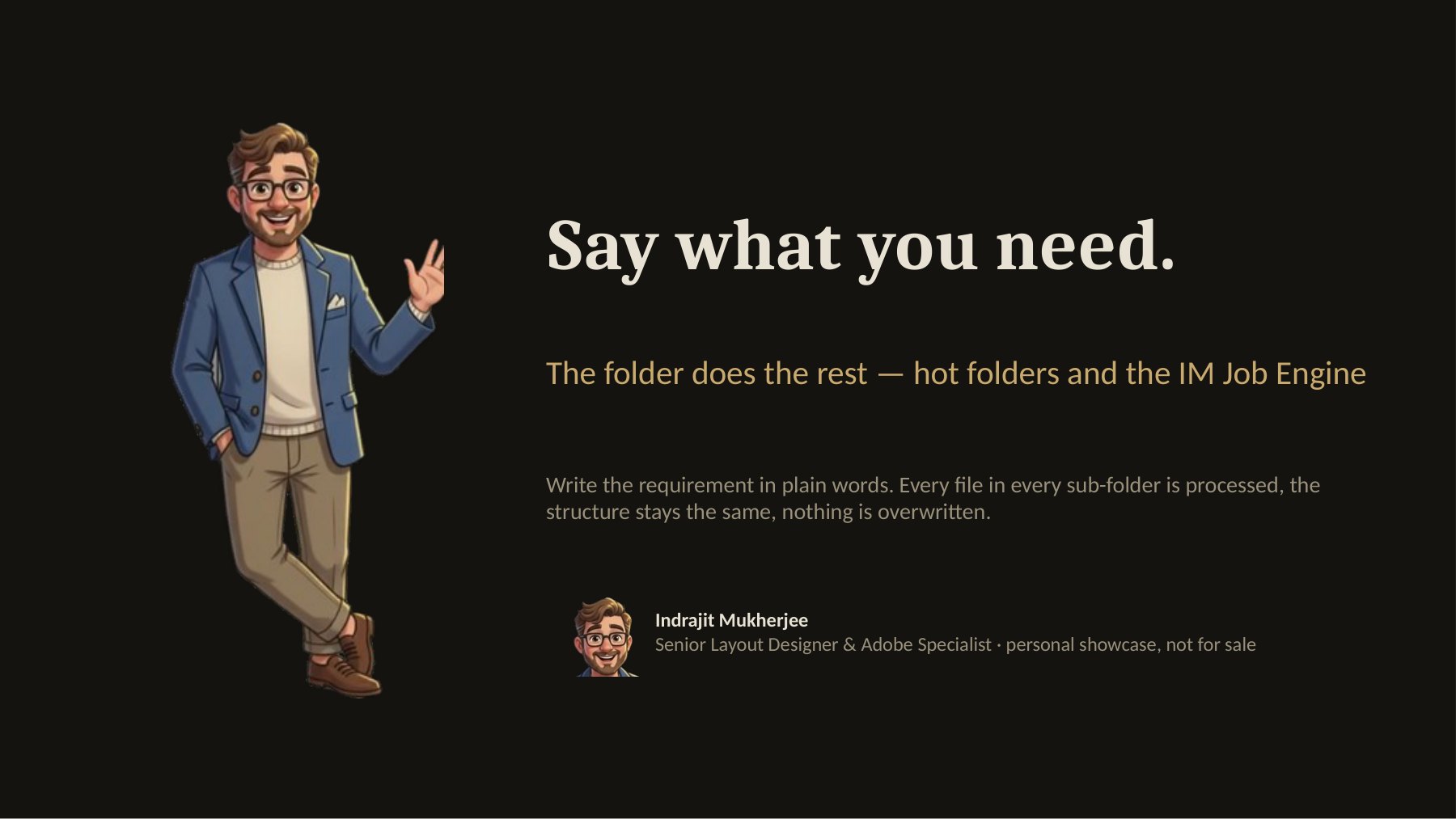 Hot Folders & Job Engine slide 1